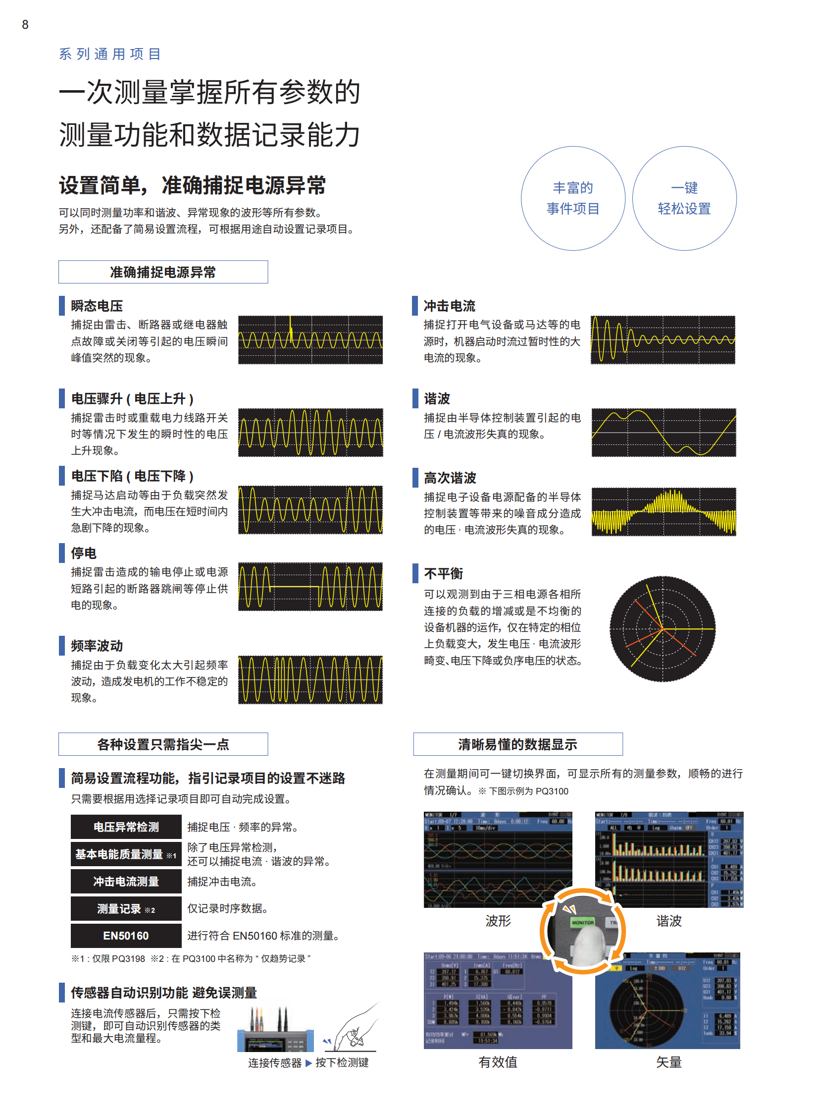 PQ3100_日置PQ3100_电能质量分析仪PQ3100 - 广州市君翔自动化控制设备有限公司